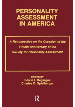 Personality Assessment in America