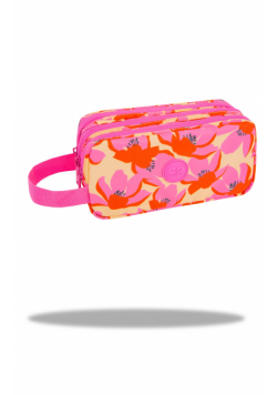 Saszetka potrójna z rączką Coolpack Primus L Flores Rosa
