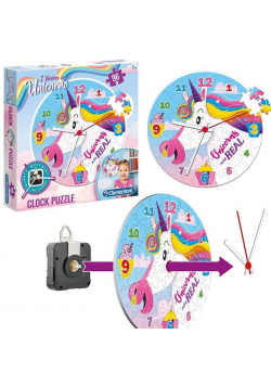 Puzzle 96 Zegar I belive in unicorns