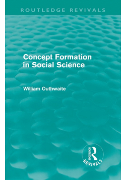 Concept Formation in Social Science (Routledge Revivals)