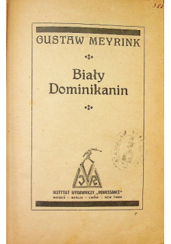 Biały Dominikanin ok 1921 r.