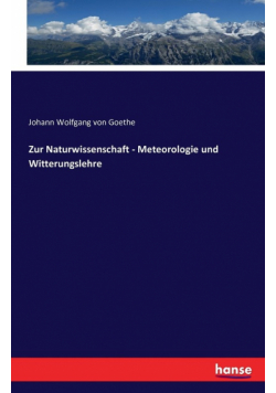 Zur Naturwissenschaft - Meteorologie und Witterungslehre