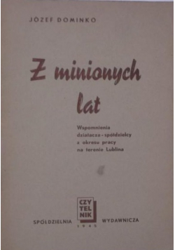 Z minionych lat 1945 r.