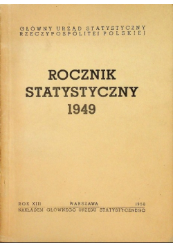 Rocznik statystyczny 1949 1950 r.