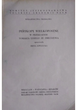 Perykopy Wielkopostne