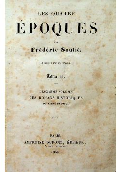 Les Quatre Epoques 1836 r.