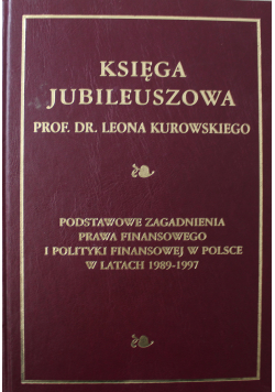 Podstawowe zagadnienia prawa finansowego i polityki finansowej w Polsce w latach 1989 - 1997