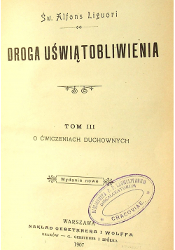 Droga uświątoliwa tom II 1907 r