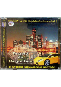 Obudź moc podświadomości Prawo do bogactwa Skuteczna wizualizacja obfitości Płyta CD