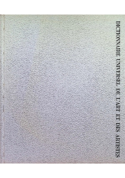 Dictionnaire universel de l'art et des artistes Tome 1