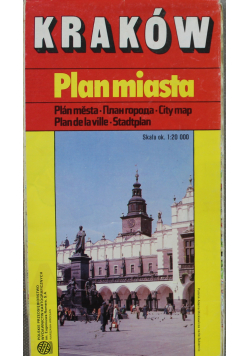 Kraków Plan miasta