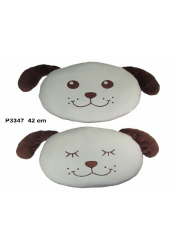Poduszka pies kremowa 42cm MIX