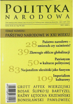 Polityka Narodowa Nr 5 / 08