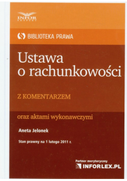 Ustawa o rachunkowości z komentarzem