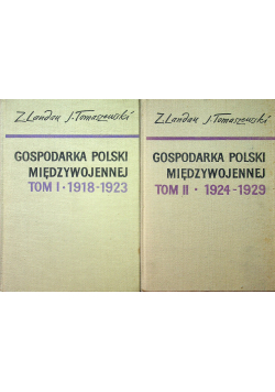 Gospodarka Polski międzywojennej 2 tomy