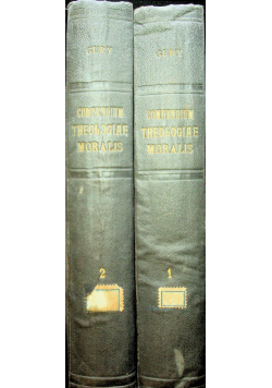 Compendium Theologiae Moralis 2 tomy 1849 r.