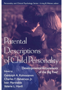 Parental Descriptions of Child Personality