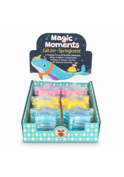 Brokatowa skacząca plastelina gwiazdka 15g Magic Moments 1 szt.mix