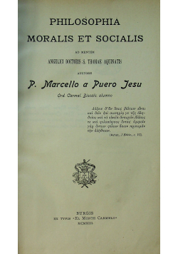 Philosophia moralis et socialis 1913 r