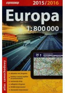 Europa atlas samochodowy 1 : 800 000