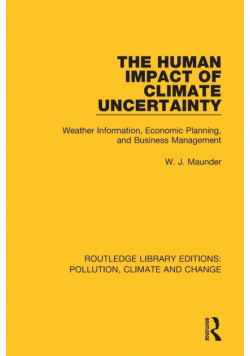 The Human Impact of Climate Uncertainty
