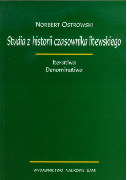 Studia z historii czasownika litewskiego