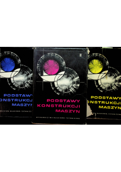 Podstawy konstrukcji maszyn tom od 1 do 3
