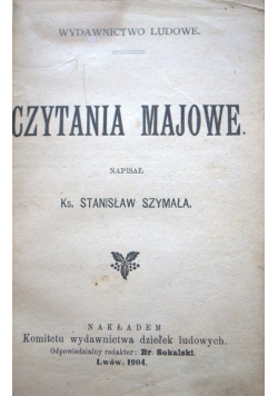 Czytania majowe 1904r