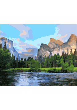 Malowanie po numerach - 40x50cm Park narodowy