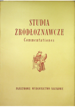 Studia źródłoznawcze Commentationes V