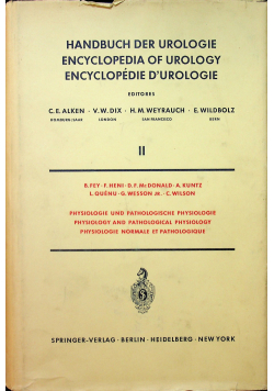 Handbuch der urologie encyclopedia of urology encyclopedie d'urologie Tom II