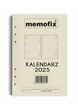 Wkład do kalendarza 2025 MEM/TDW A5
