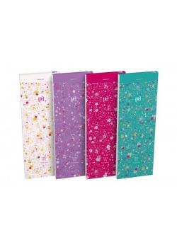 Lista zakupowa Floral 80K 74x210mm (10szt) OXFORD