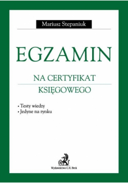 Egzamin na certyfikat księgowego