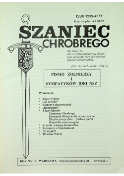 Szaniec Chrobrego Pismo żołnierzy i sympatyków idei NSZ nr  54