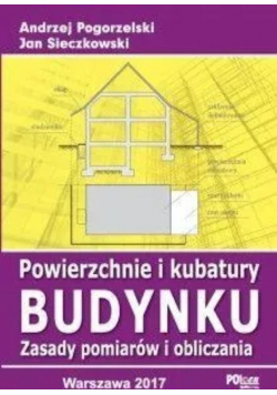 Powierzchnie i kubatury budynku