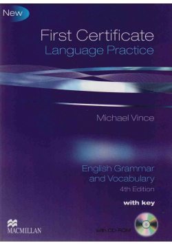 First Certificate Language Practice English Grammar and Vocabulary with key + CD