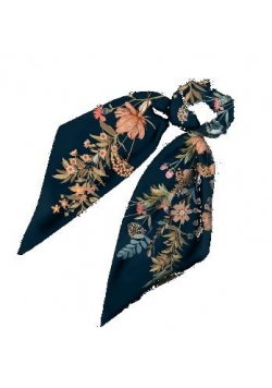 Gumka do włosów z chustą - Fashion