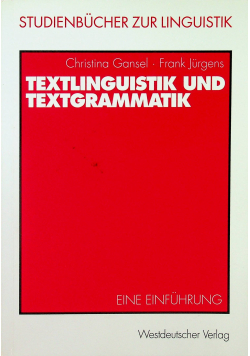 Textlinguistik und textgrammatik