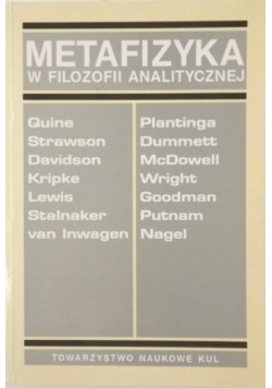 Metafizyka w filozofii Analitycznej