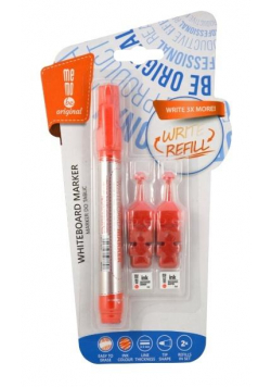 Marker do tablic such. + 2 ampułki czerwony MemoBe