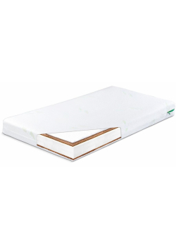 Materac kokos-pianka-kokos Luxe aloe vera 120x60cm