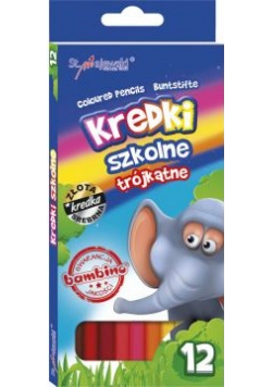 Kredki trójkątne 12 kolorów NOWE