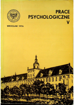 Prace psychologiczne V