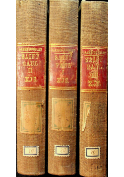 Saint Paul Etiude En Vue de La Predication tom 1 do 3 1881 r.
