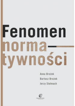 Stelmach Jerzy - Fenomen normatywności