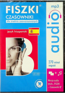 Fiszki czasowniki dla średnio zaawansowanych Hiszpański CD NOWA