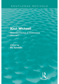 Knut Wicksell (Routledge Revivals)