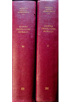 Summa Theologiae Moralis 2 tomy