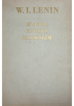 Marks Engels Marksizm 1949 r.